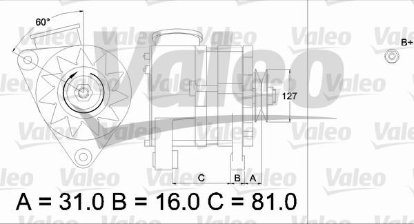 Valeo 436632 - Генератор unicars.by