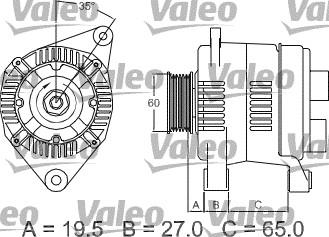 Valeo 436637 - Генератор unicars.by