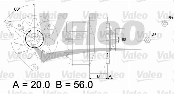 Valeo 436629 - Генератор unicars.by