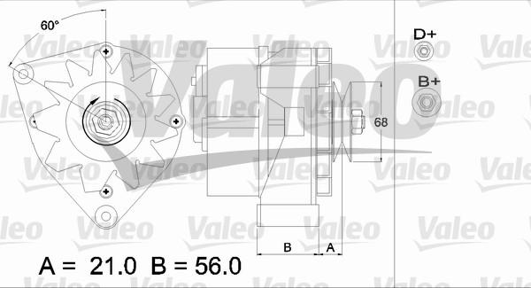 Valeo 436625 - Генератор unicars.by