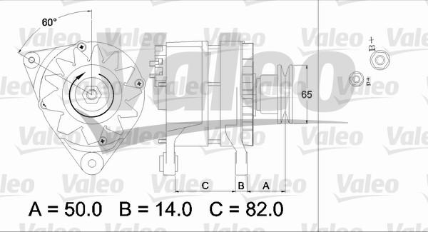 Valeo 436620 - Генератор unicars.by