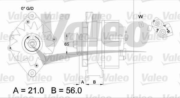 Valeo 436621 - Генератор unicars.by