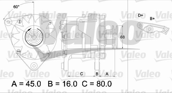 Valeo 436623 - Генератор unicars.by