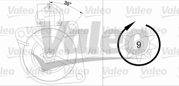 Valeo 436044 - Стартер unicars.by