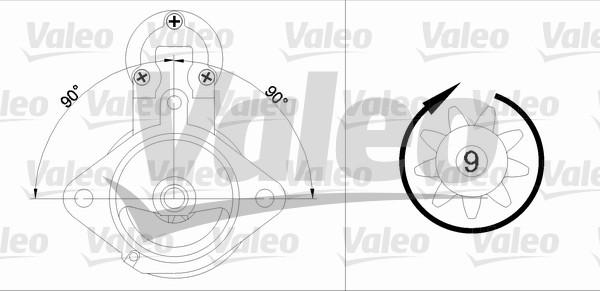 Valeo 436040 - Стартер unicars.by