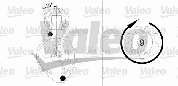 Valeo 436006 - Стартер unicars.by