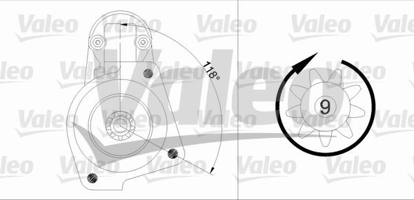 Valeo 436016 - Стартер unicars.by