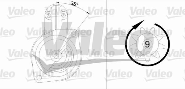 Valeo 436010 - Стартер unicars.by