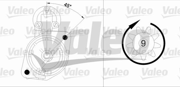 Valeo 436085 - Стартер unicars.by