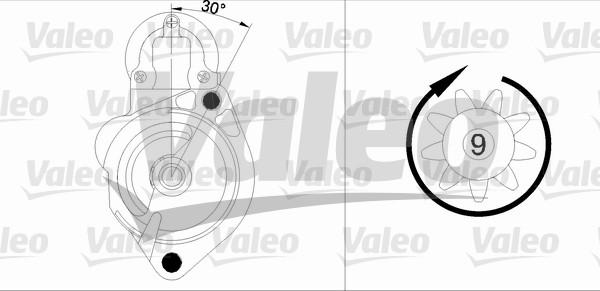 Valeo 436030 - Стартер unicars.by