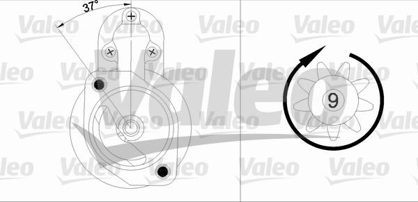 Valeo 436038 - Стартер unicars.by