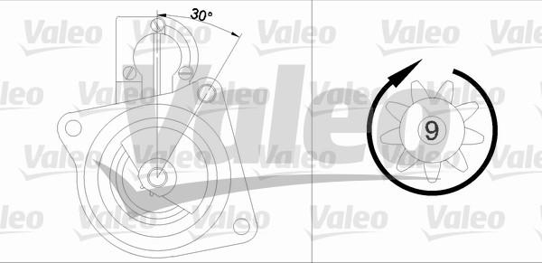 Valeo 436037 - Стартер unicars.by