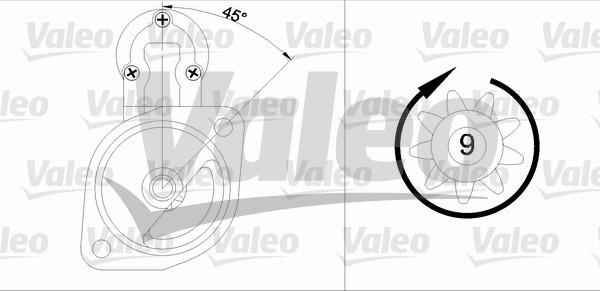 Valeo 436025 - Стартер unicars.by