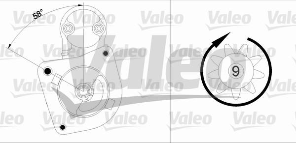 Valeo 436026 - Стартер unicars.by