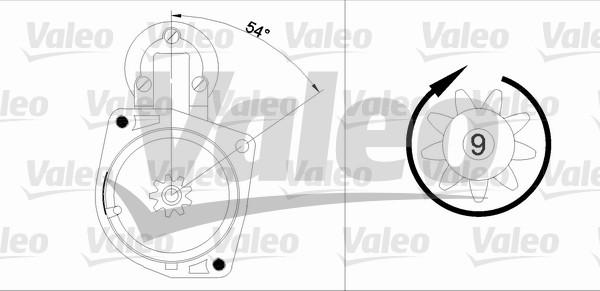 Valeo 436021 - Стартер unicars.by