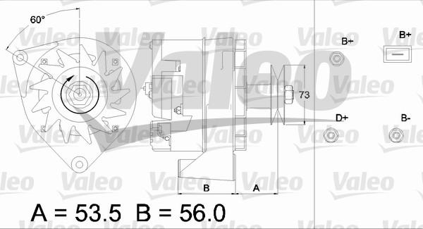 Valeo 436199 - Генератор unicars.by