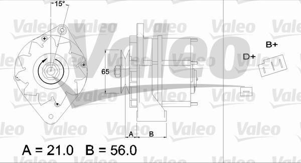 Valeo 436194 - Генератор unicars.by