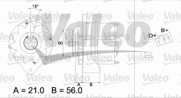 Valeo 436196 - Генератор unicars.by