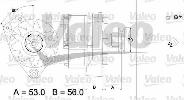 Valeo 436191 - Генератор unicars.by