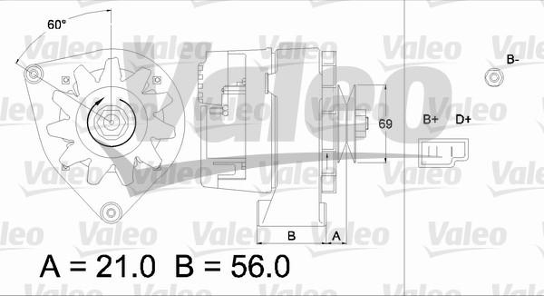 Valeo 436146 - Генератор unicars.by