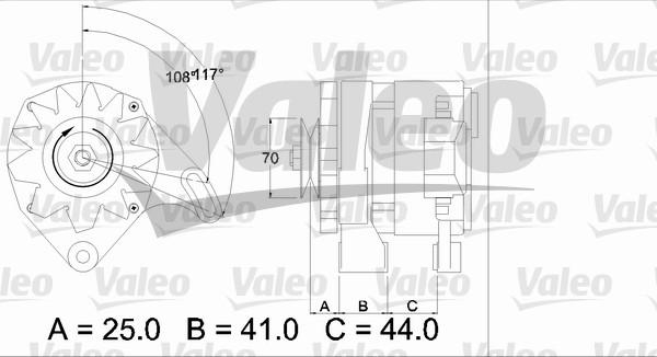 Valeo 436147 - Генератор unicars.by