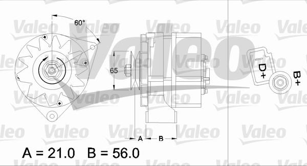 Valeo 436153 - Генератор unicars.by