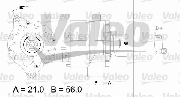 Valeo 436157 - Генератор unicars.by