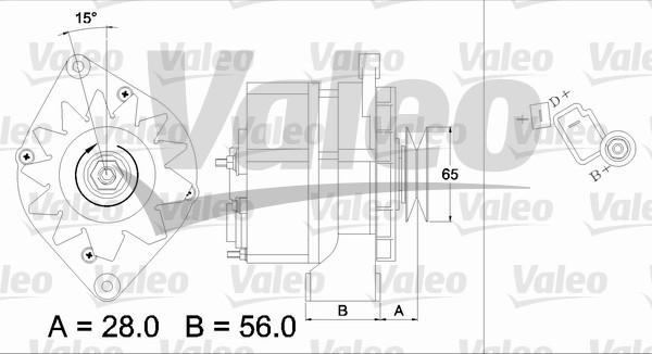 Valeo 436160 - Генератор unicars.by