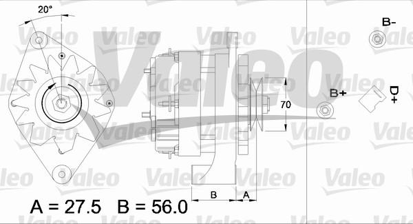 Valeo 436161 - Генератор unicars.by