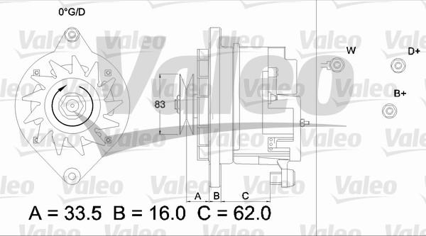 Valeo 436105 - Генератор unicars.by