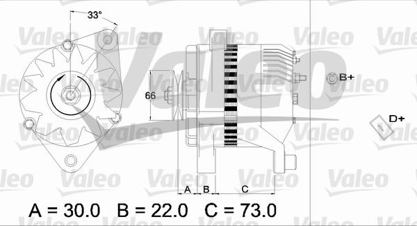 Valeo 436114 - Генератор unicars.by