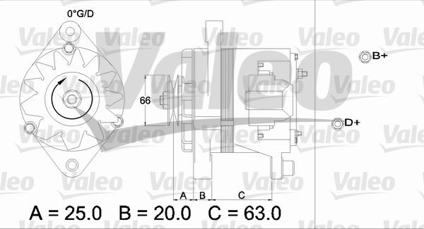 Valeo 436111 - Генератор unicars.by