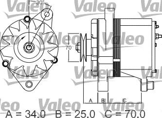 Valeo 436117 - Генератор unicars.by