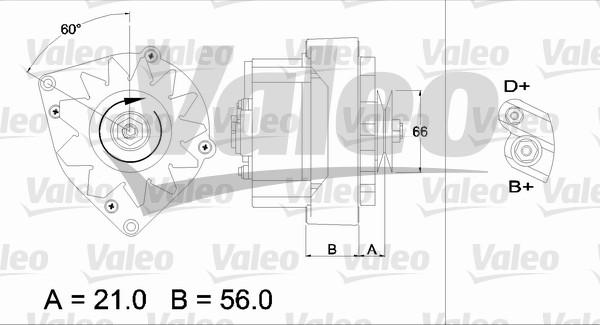 Valeo 436134 - Генератор unicars.by