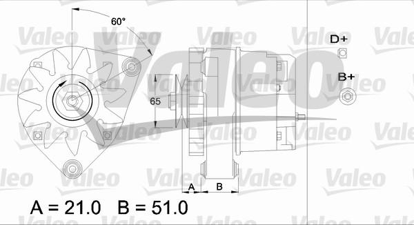 Valeo 436130 - Генератор unicars.by