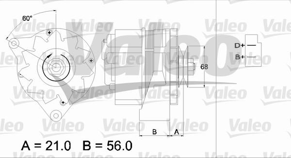 Valeo 436126 - Генератор unicars.by