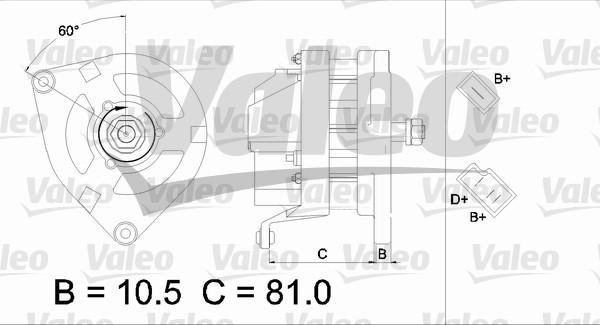 Valeo 436175 - Генератор unicars.by