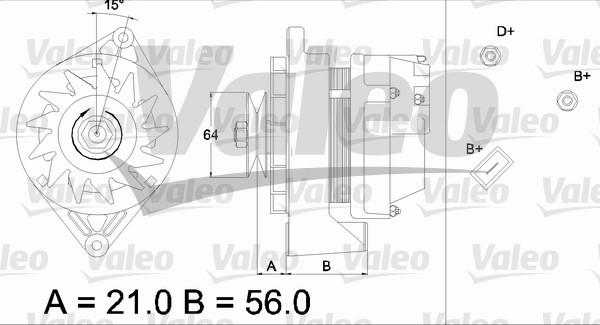 Valeo 436399 - Генератор unicars.by