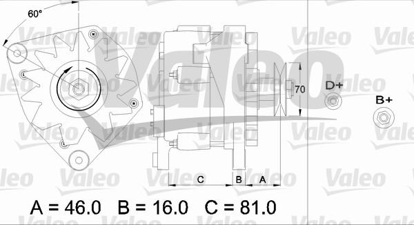 Valeo 436398 - Генератор unicars.by