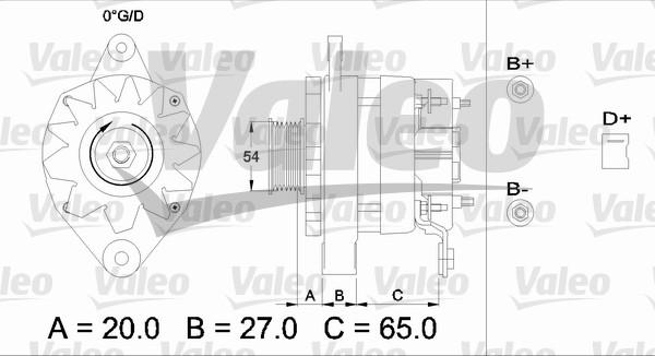 Valeo 436309 - Генератор unicars.by