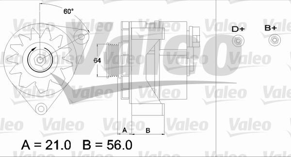 Valeo 436311 - Генератор unicars.by