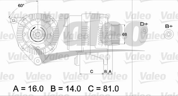 Valeo 436389 - Генератор unicars.by