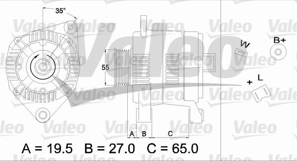 Valeo 436384 - Генератор unicars.by