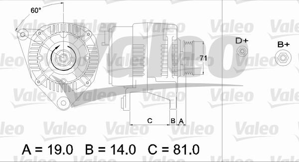 Valeo 436386 - Генератор unicars.by