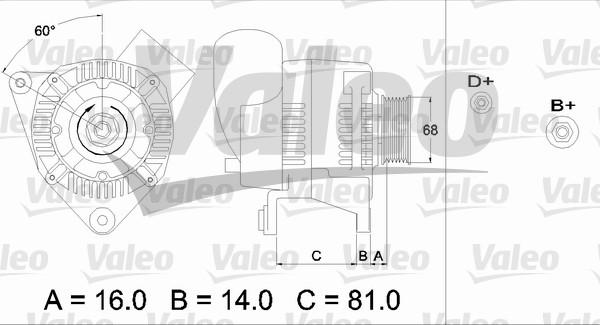 Valeo 436388 - Генератор unicars.by