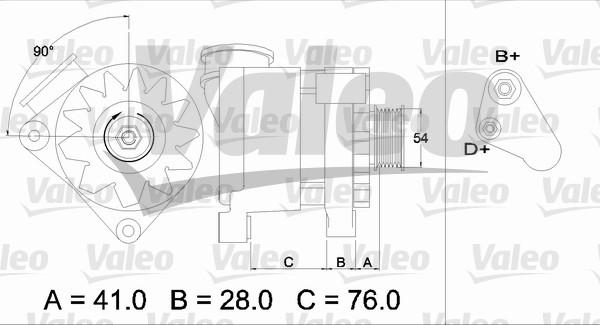 Valeo 436334 - Генератор unicars.by