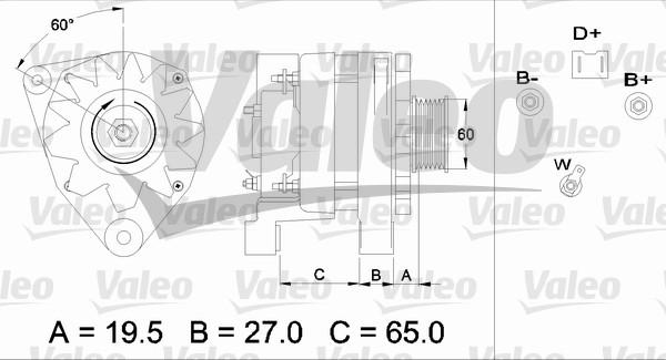 Valeo 436335 - Генератор unicars.by