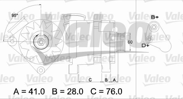 Valeo 436332 - Генератор unicars.by