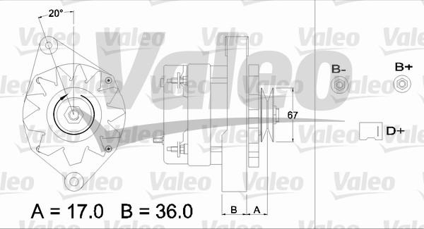 Valeo 436320 - Генератор unicars.by