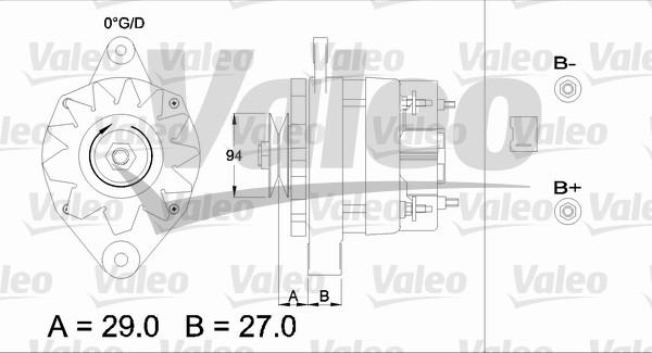 Valeo 436374 - Генератор unicars.by